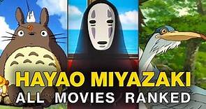 Hayao Miyazaki- All Movies Ranked