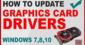 How to Update Graphics Card Driver in Windows 7 - Tutorial