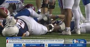 LA Tech’s Brevin Randle issues apology after head stomp on UTEP’s Steven Hubbard