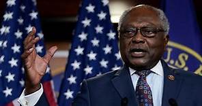 Rep. Jim Clyburn addresses protesters who feel the political system has failed them