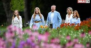 La familia real holandesa al completo en los jardines del Palacio Huis Ten Bosch | ¡HOLA! TV