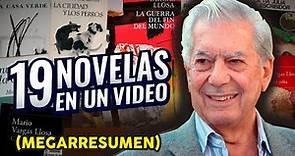 19 NOVELAS en 10 minutos | Todas las novelas de Mario Vargas Llosa