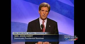 Senator John Kerry 2004 Presidential Acceptance Speech