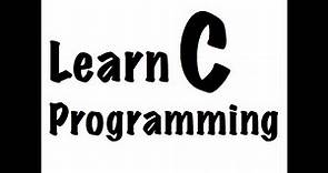 1 Introduction to ANSI C Programming Hello World