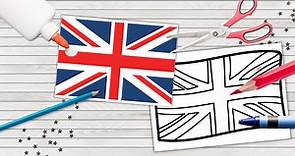 Free Printable British Flag Colouring Pages