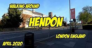 Walking Around Hendon, London England April 2020 #walkingtour