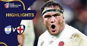 England outmuscle Argentina in bronze final | Argentina v England | Rugby World Cup 2023 Highlights