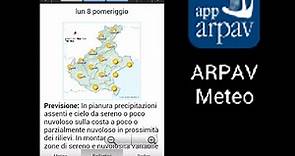 ARPAV Meteo Veneto App Android - Application Overview