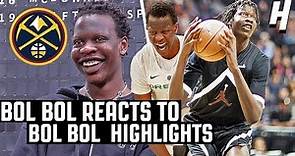 Bol Bol Reacts To Bol Bol Highlights! | The Reel