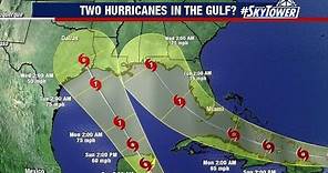 Tropical Storm Laura forms; two hurricanes in the Gulf of Mexico?