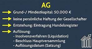 Aktiengesellschaft AG einfach erklärt - Gründung, Aufbau, Organe, Haftung, Kapital & Finanzierung
