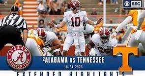 #2 Alabama Crimson Tide vs. Tennessee Volunteers: Extended Highlights | CBS Sports HQ