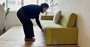 #梳化床 #日本製造 #日本傢俬【ALOT Living 傢俬店】史上最薄身的收納式梳化床 — 日製 DIN Sofa Bed