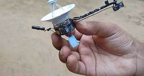 Making DIY Voyager 1 spacecraft scale model