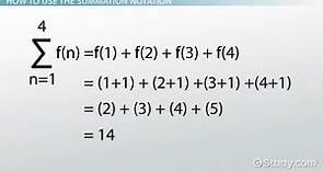 Summation | Definition, Rules & Examples