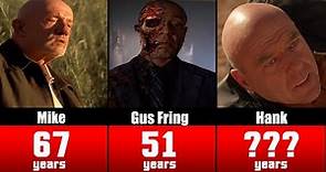 Age of Death Of Breaking Bad Characters
