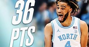 RJ Davis Drops A UNC Career-High 36 PTS 🔥