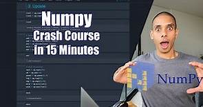 NumPy for Beginners in 15 minutes | Python Crash Course
