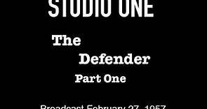 LIVE TV RESTORATION: Studio One -The Defender - Part One