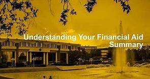 Understanding Your UCF Financial Aid Summary