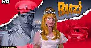 Baazi (1968) Hindi Full Movie | Hindi Crime Thriller | Dharmendra, Waheeda Rehman, Johnny Walker