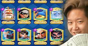 I FULLY Maxed out Clash Royale (100%)