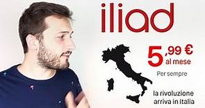 iliad in Italia - 30 GB in 4G a soli 5,99€ al mese