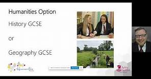 Ashby School Year 10 options guide 2023