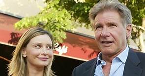 Calista Flockhart and her husband Harrison Ford