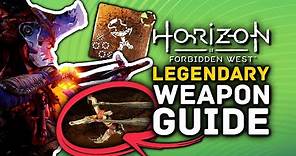 Horizon Forbidden West | How to Get Legendary Wings of Ten Weapon & All Black Box Locations