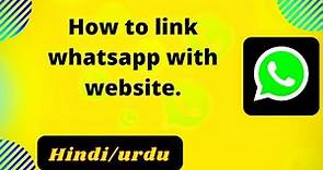 How to link whatsapp on html website | How to add whatsapp button in html website. HTML CSS part-02