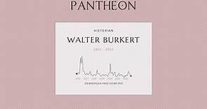 Walter Burkert Biography - German classical philologist and religious scholar (1931–2015)