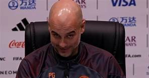“Atiende, debe ser tu esposa”: la hilarante reacción de Pep Guardiola en la conferencia de prensa antes de la final del Mundial de Clubes