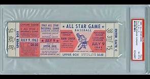 1963 MLB All Star Game - Cleveland