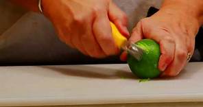 Cooking Tips & Basics : How to Zest a Lime With a Zester