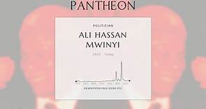 Ali Hassan Mwinyi Biography | Pantheon