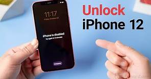 How to Unlock iPhone 12/iPhone 12 Pro/iPhone 12 Mini without Face ID or Passcode