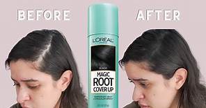 How To Cover Up Thinning Hair | L'Oreal Magic Root Cover Up | Glam-Mas 2020