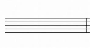 Pentagrama musical. Definicón, notas, PDF para imprimir. - Comamusical