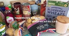 Morrison's grocery haul (home delivery order) What we got for around £75