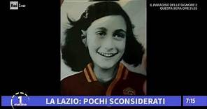 Anna Frank per "insultare" i romanisti, vergogna degli ultrà della Lazio - Unomattina 24/10/2017