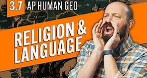 How LANGUAGES & RELIGIONS Diffuse [AP Human Geography Review—Unit 3 Topic 7]