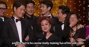[Oscar 2020: Best Picture] Miky Lee brings up the mike again