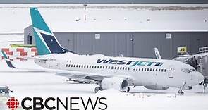 WestJet cancels flights across Canada amid winter storm