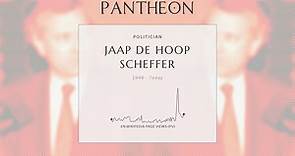 Jaap de Hoop Scheffer Biography - 11th Secretary General of NATO
