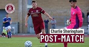 Charlie Sheringham post Maidstone United (H)