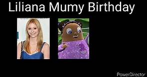 Liliana Mumy Birthday