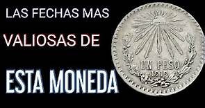 Moneda de un peso RESPLANDOR Plata Precios mas Altos💲