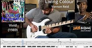 Living Colour Cult of Personality Vernon Reid Guitar Solo With TAB