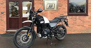 Royal Enfield Himalayan fitted with 462cc big bore kit and accessories from Hitchcocks Motorcycles